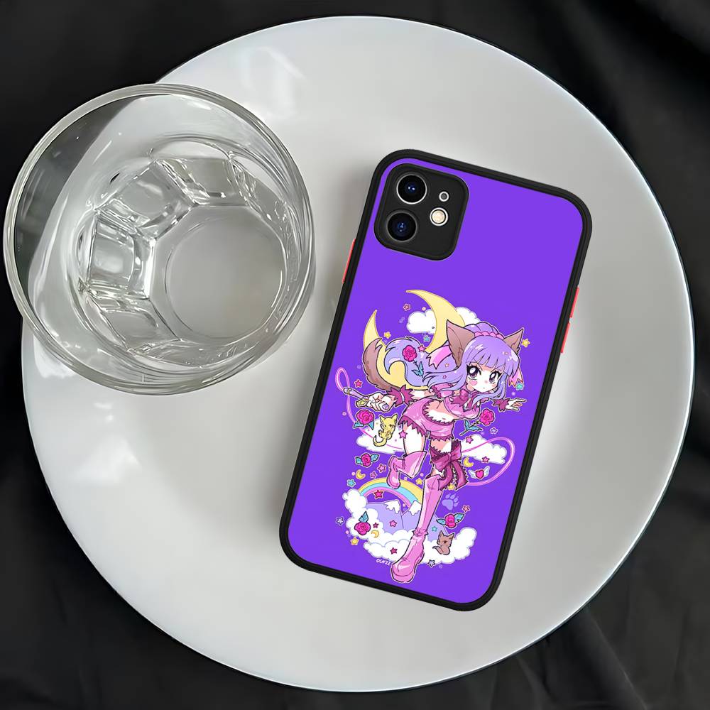 Чехол для телефона Tokyo Mew Mew Аниме для IPhone 16e 16 15 14 13 12 11 Pro Max X XS Max Plus Матовый Прозрачный