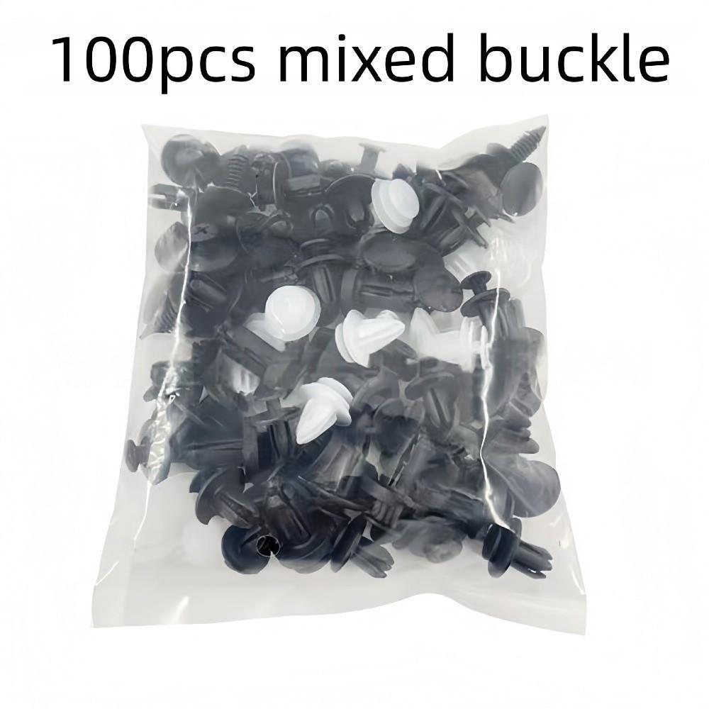 100pcs Push Retainer Pin Auto Fastener Clip Mixed Size Car Bumper Retaining Clips Car Body