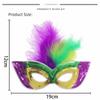 Angel Feather Feather Mask Black Feather Masquerade Mask Eye Mask  Party Decoration
