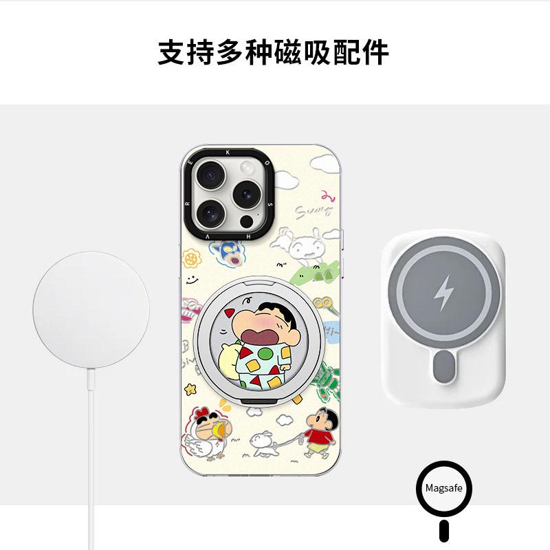 Чехол для телефона Xiaoxin подходит для Apple 13 Pro, чехол для телефона с магнитной подставкой 16, 14, милые парные 15, мультяшные 11