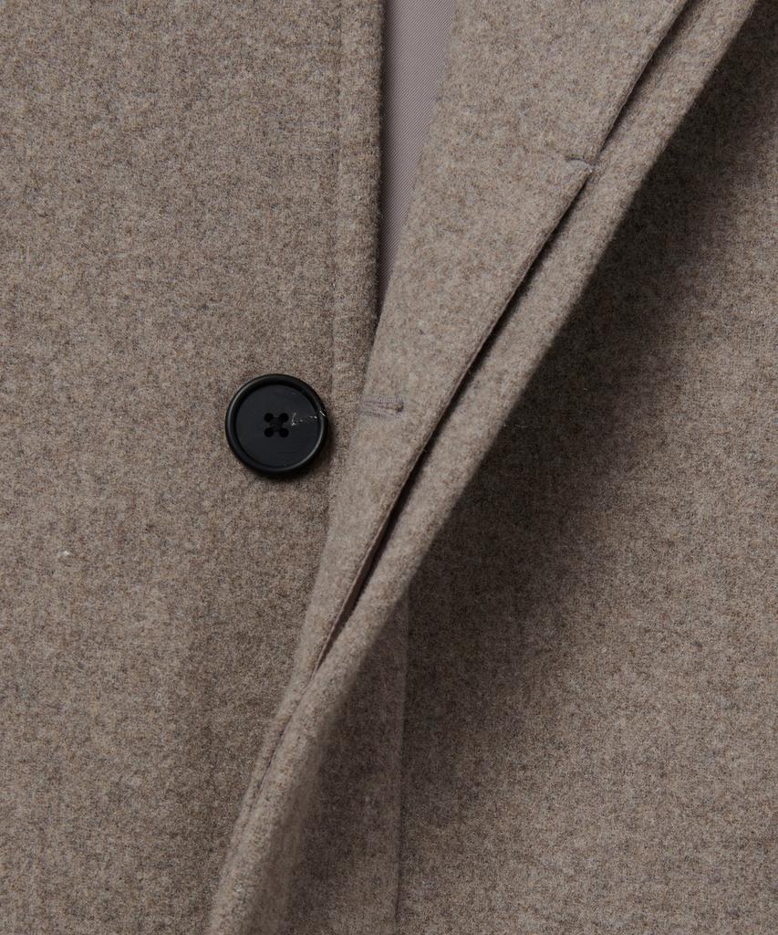 Musinsa Standard Cashmere Blend Oversized Balmacaan Coat [Mocha]