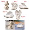 Praying Angel Statue Table Centerpieces Garden Statuary Angel Resin Figurine Ornament for Yard Home Patio Bookshelf Lawn