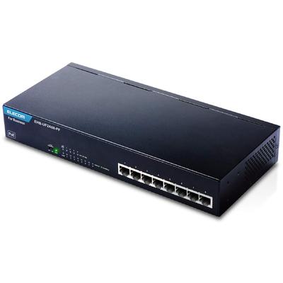 Коммутационный концентратор 8 портов металлический корпус PoE совместимый 3 10/100M EHB-UF2A08-PF