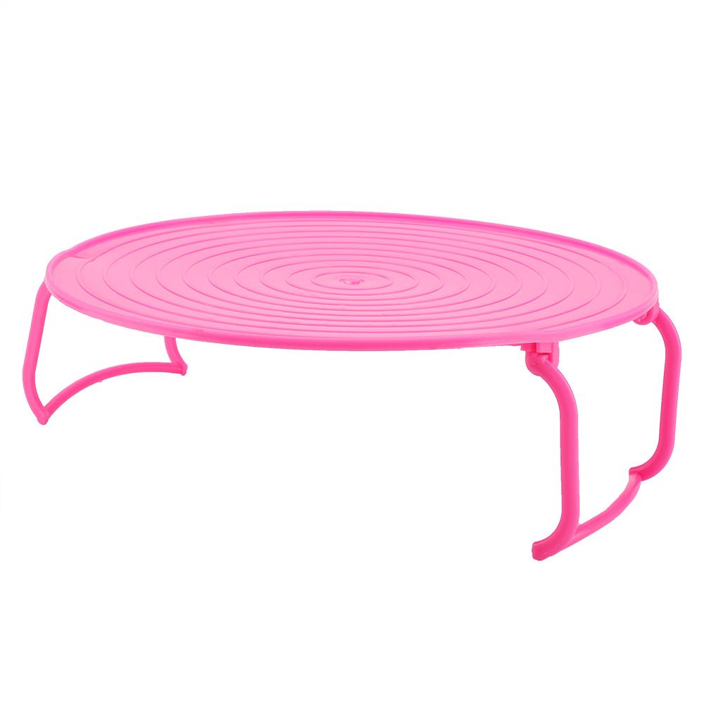 Multifunctional Plastic Microwave Oven Heating Layered Steaming Rack Cooking Tray Rack