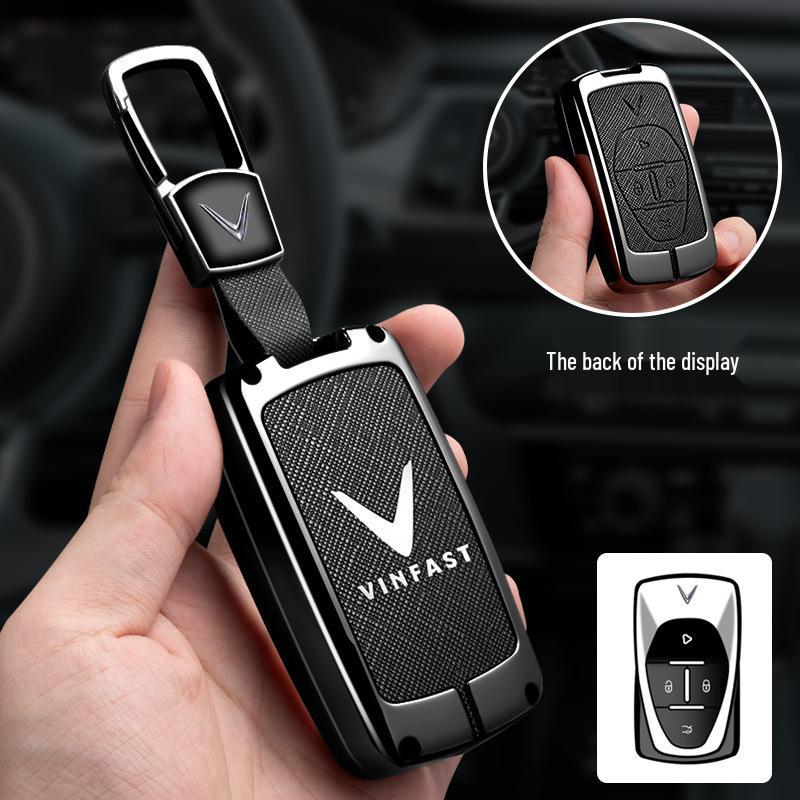 Vinfast Vietnam Car Key Case for Zhonghua V5/VF8 VF3/5/9 High-End Key Bag with Buckle for Men