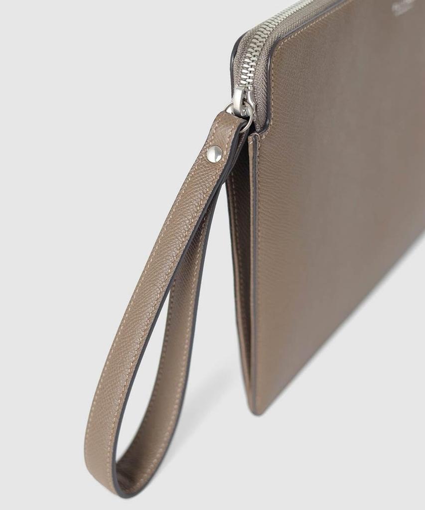 Waprolux Comfort Кожаная Сумка-Клатч Настоящая Кожа Фуросики Ceremonial Bag для 616211 [FUJITAKA] B5, Мужские Свадьбы, Нет. (Серо-коричневый)