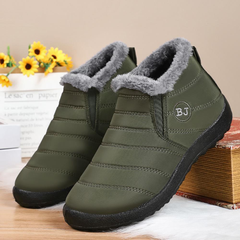 Winter New Cotton Shoes Thickened Warm Casual Cotton Boots Unisex Large Snow Boots 36-46