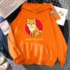 Kawaii толстовки с капюшоном Shiba Inu Mom с принтом для женщин/мужчин, зимние повседневные удобные пуловеры с длинными рукавами и капюшоном