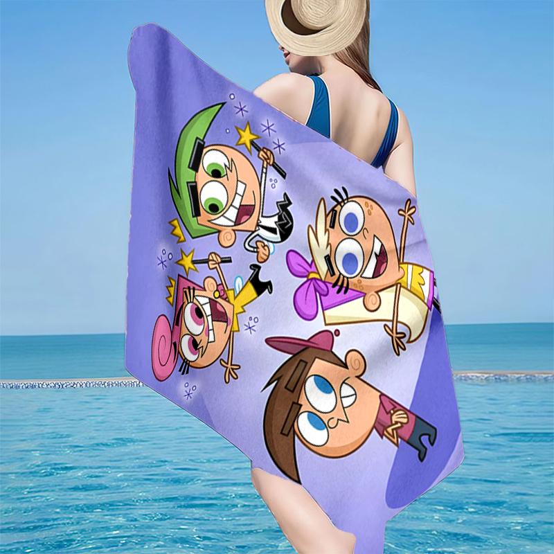 Magical Friendship timmy Adventure Beach Towel, Super Soft Microfiber, Gift for Her/Him, Birthday, for Pool, Beach, Travel, Home Decor Fan gifts