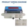 IP68 Waterproof Hall Tachometer Digital LED Motor Speed Meter Tester NPN Switch DC 8-24V 10-9999 RPM