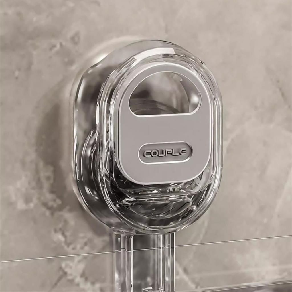 Мощная присоска Стеллаж для хранения Прочный пластиковый присоска Полка Стеллаж для хранения Для ванных комнат Кухонь и Спален