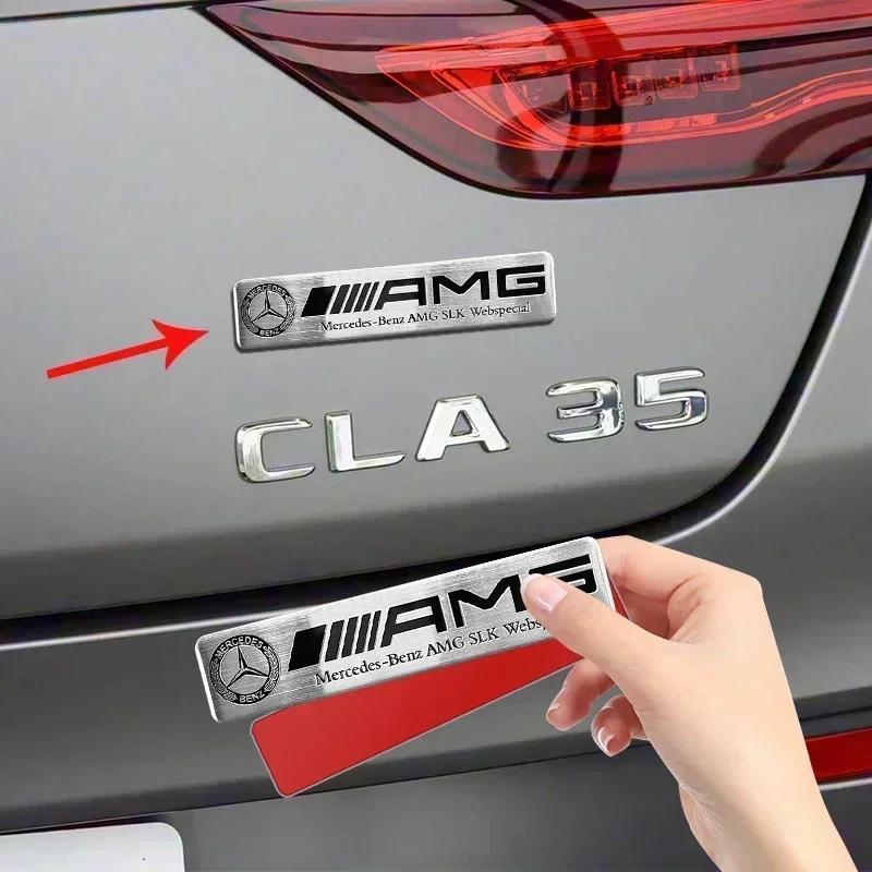 3D Металлическая эмблема Наклейки для стайлинга автомобиля Декаль Аксессуары Для Mercedes Benz W204 W205 W212 W213 W221 W177 W246 GLA GLC CLA A S Класса