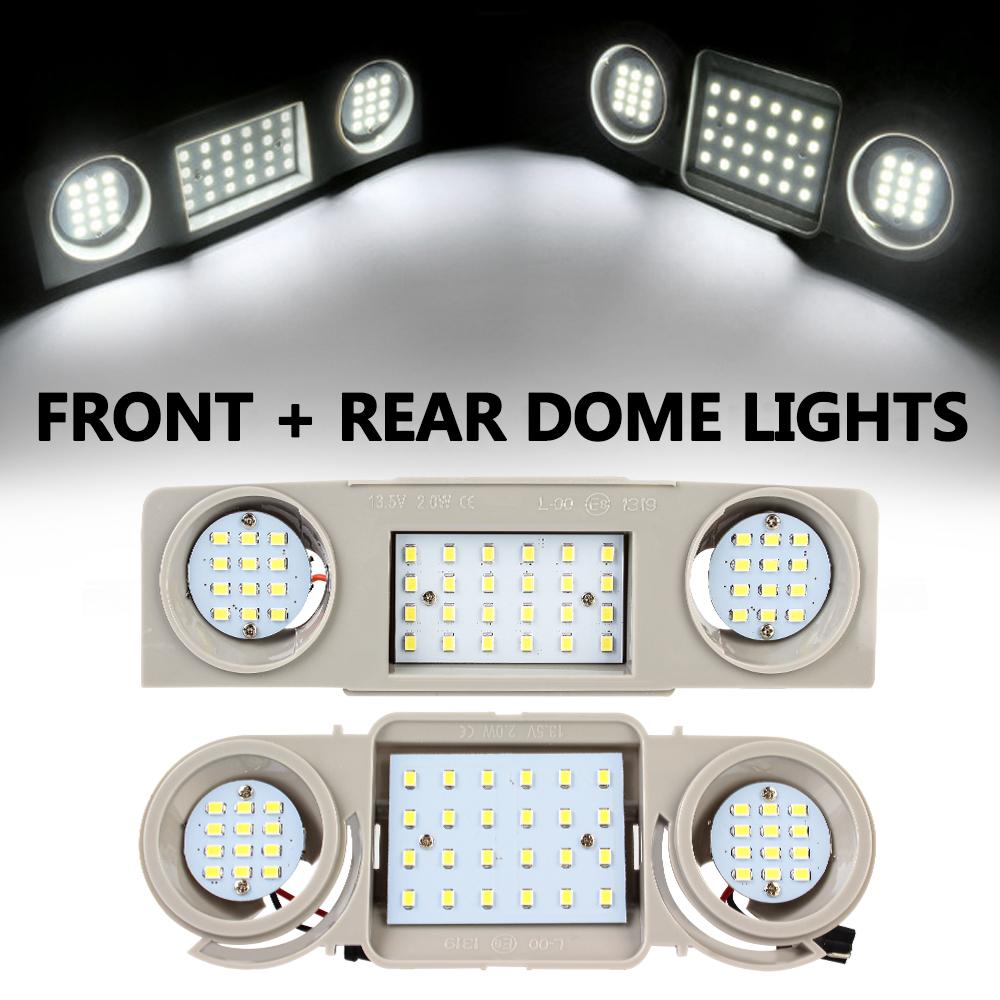 Car Interior Dome Roof Lights For VW Passat CC B6 B7 Golf Tiguan Touran Scirocco Seat Leon Alhambra Skoda Superb Octavia 48 LED Car-Styling