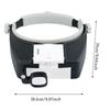 1.5x 6x 8x Illuminated Headband Magnifier Rechargeable Third Hand Helmet Magnifying Glass Lupa F Reading Books Welding Repairing