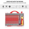 PENGGONG 9714B 500V Insulated Screwdriver Set 12Pcs Double-Ended Insulated Screwdriver Tool with