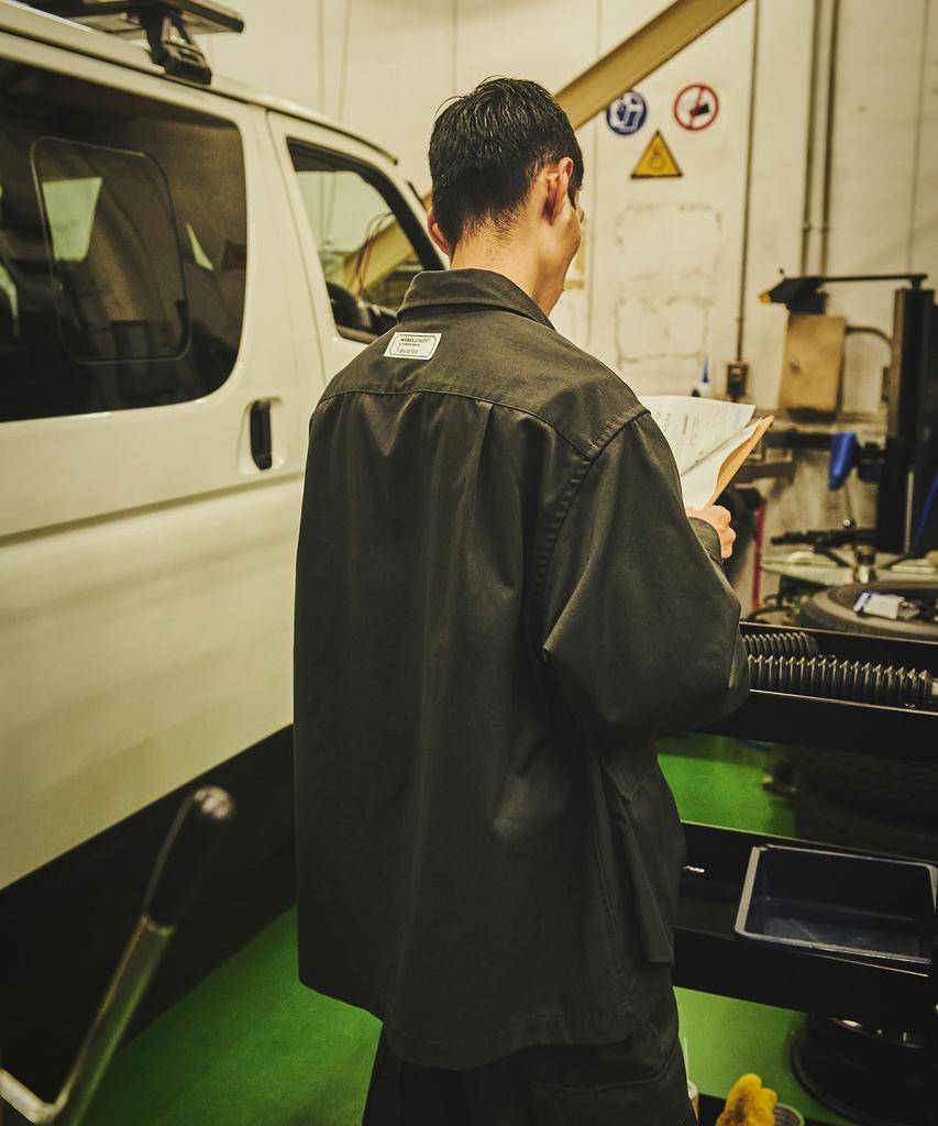 GORDON MILLER Унисекс Рабочая рубашка VIBTEX Размер 1 M Размер Угольно-серый 1767072 WORKS_UTILITY (Эквивалент JP)