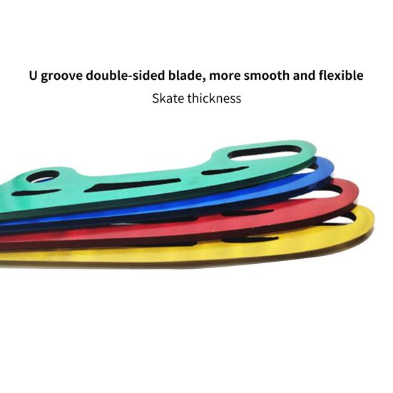 1 пара роликовых коньков, лыжные лезвия, нержавеющая сталь, устойчивые к ржавчине, прочные, универсальные, роликовые, ледовые