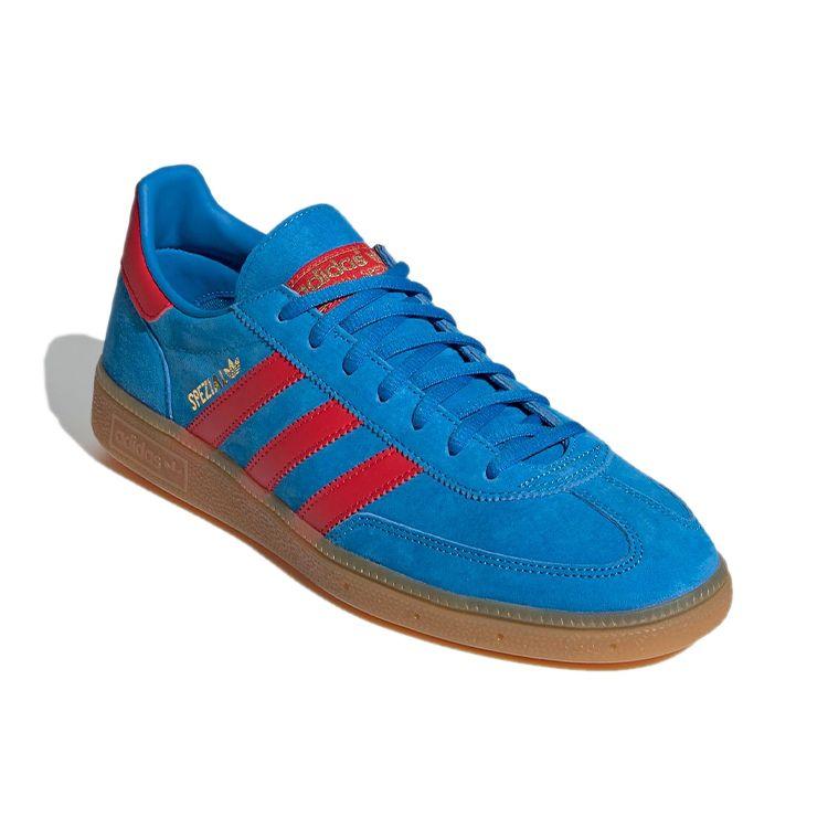 adidas Кроссовки унисекс Handball Spezial ярко-синие ярко-красные золотисто-металлик FX5675