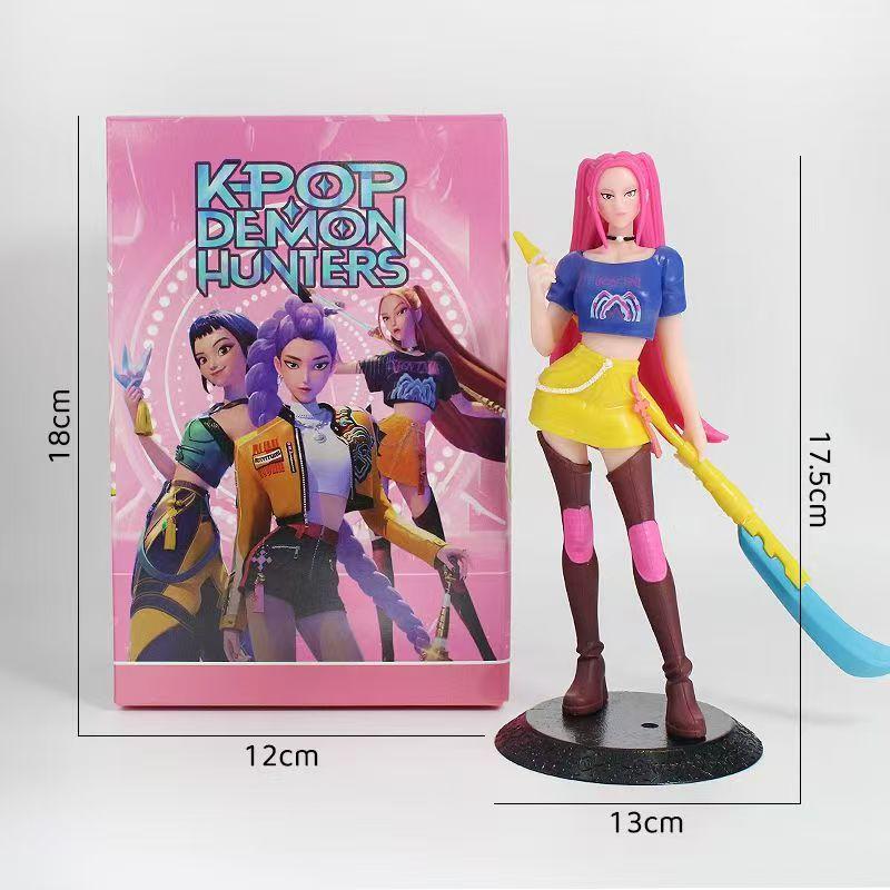 12 см K-Pop Фигурки Охотников на демонов Фигурки Huntrix Игрушки Дерпи Тигр Руми Мира Зои Сасси Фигурки Украшения