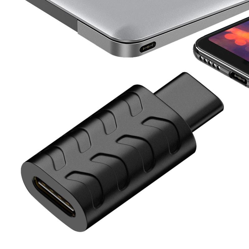 Адаптер-расширитель OTG Type-C, скорость 10 Гбит/с, конвертер Type-C (папа) на Type-C (мама), штекер, защитное гнездо