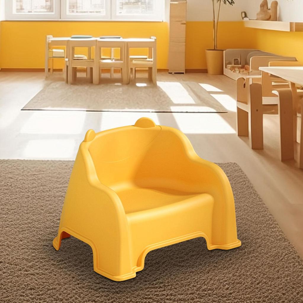 Small Stool with Backrest Shoe Changing Stool Children's Stool for Bathroom Bedside Table