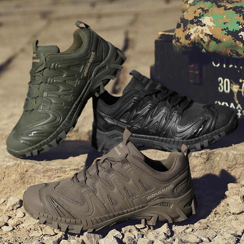 Большой размер короткие ботинки мужские уличные походные ботинки новые износостойкие походные ботинки мужские нескользящие износостойкие защитные ботинки мужская обувь
