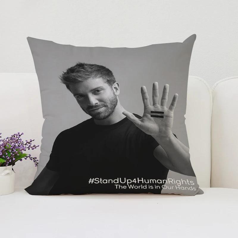 Наволочка 40x40см с двусторонним принтом P-Pablo Alboran, Чехол для диванной подушки, Поясничная подушка для стула, Подушка для кровати, Подарок для дома