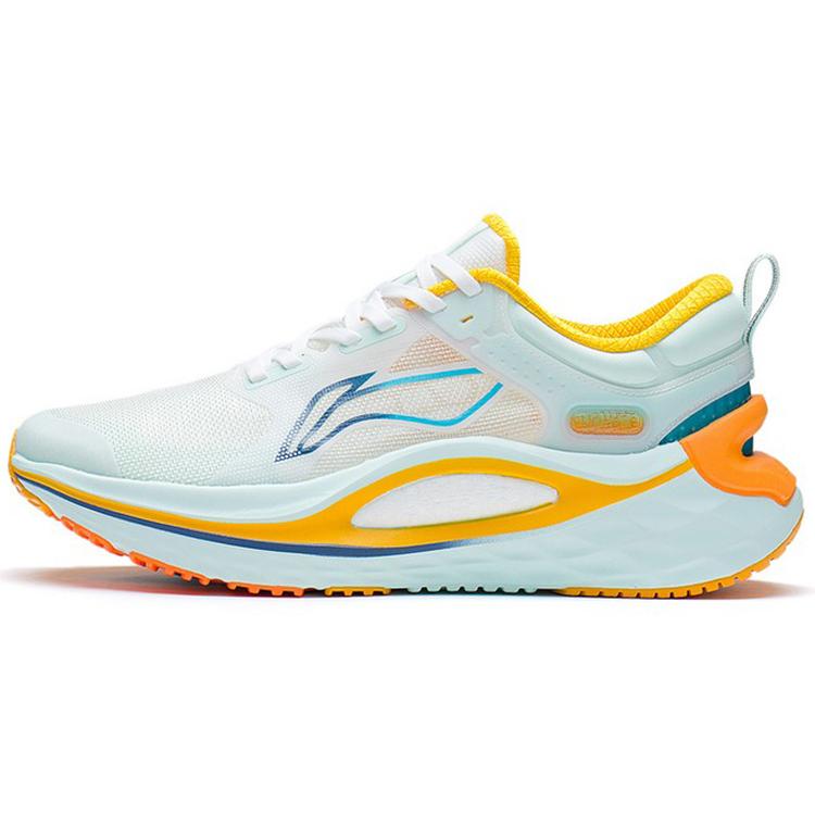 Li Ning Furious Rider 6.0 Удобные износостойкие дышащие низкие беговые кроссовки мужские Бело-синие ARZS001-8