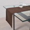 STYLE Decor Table Runner, Laminated, Waterproof, Scandinavian Style, Table Centerpiece, 130cm, Wipeable, Solid Brown, W2703410