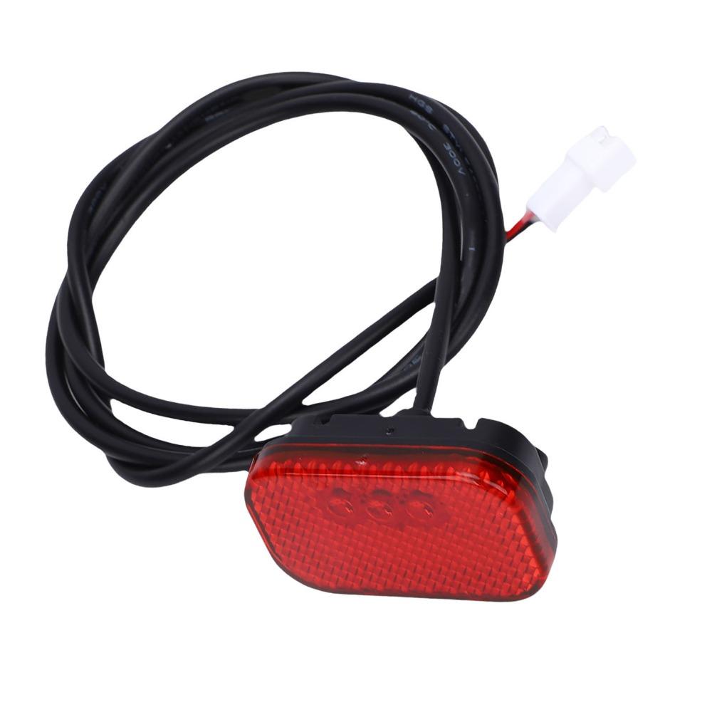 2 Pin White Male Plug Scooter LED Tail Light for Kukirin G2 Pro DB Electric Scooter