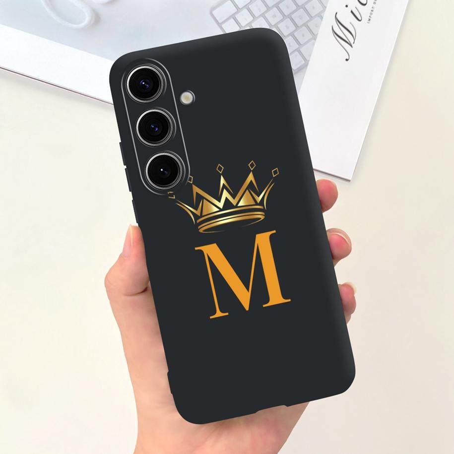 For Samsung Galaxy S24 5G Case SM-S921B Capa Fashion A Z Letters Soft Silicone Back Cover For Samsung S24 Ultra S24+ S 24 Bumper