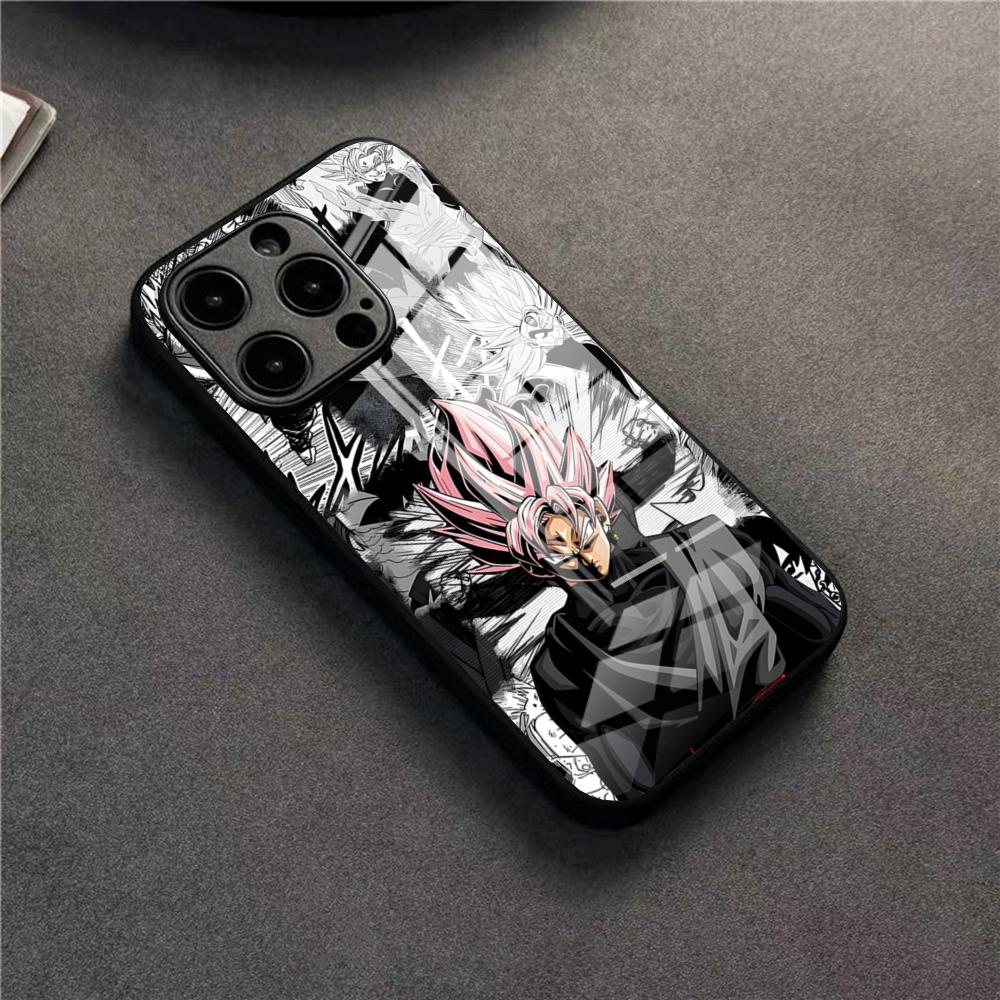 Vegeta Dragons IV G-Gokus Phone Case For 17 Pro Max IPhone 16 Pro 14 12 11 13 Mini X XR XS 15 Plus SE Glass Cover