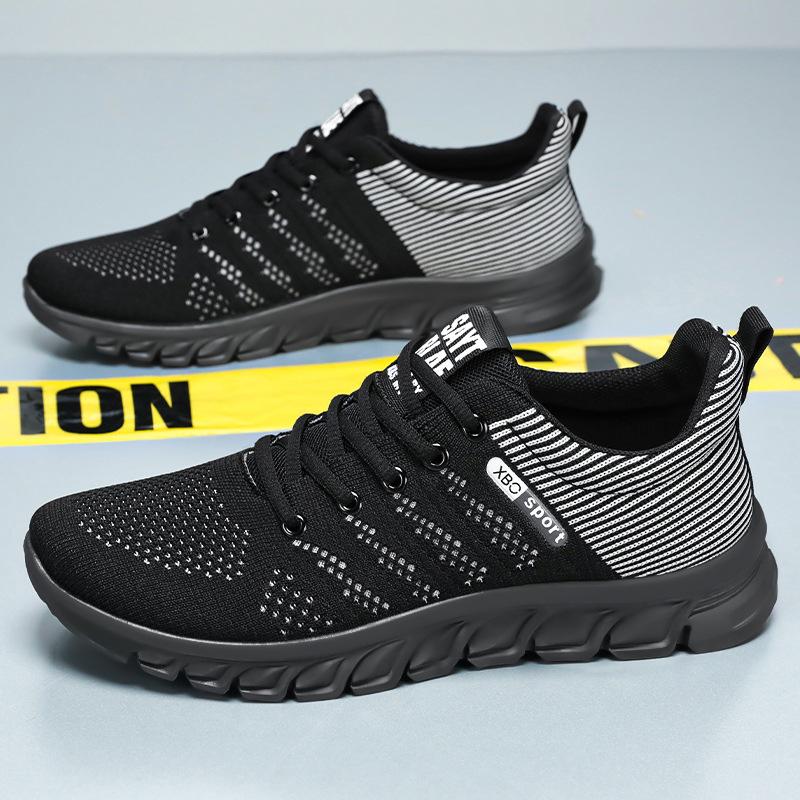Shoes Men's Sports Shoes Breathable and Non-smelly Feet Mesh Shoes Soft Sole Comfortable Running Shoes Classic Versatile Casual Shoes Single Shoes
