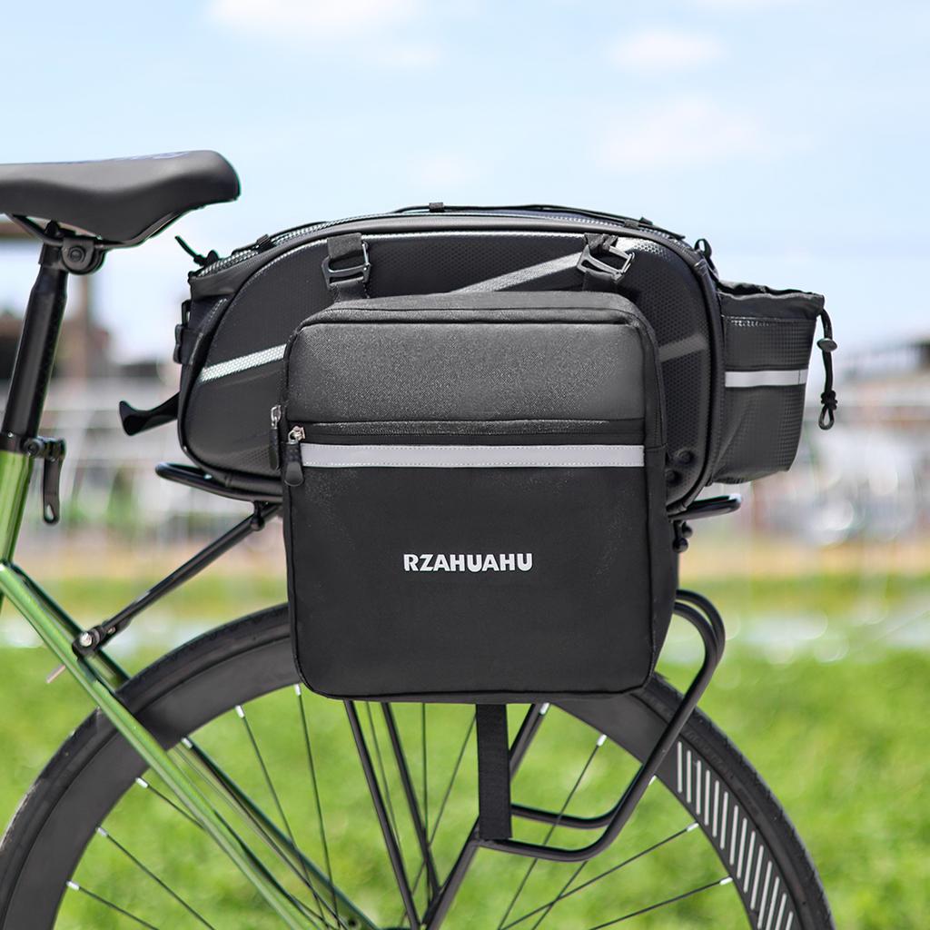 Сумка на заднее сиденье велосипеда Сумка на багажник велосипеда Водонепроницаемая сумка на заднее сиденье для велосипеда с боковой сумкой