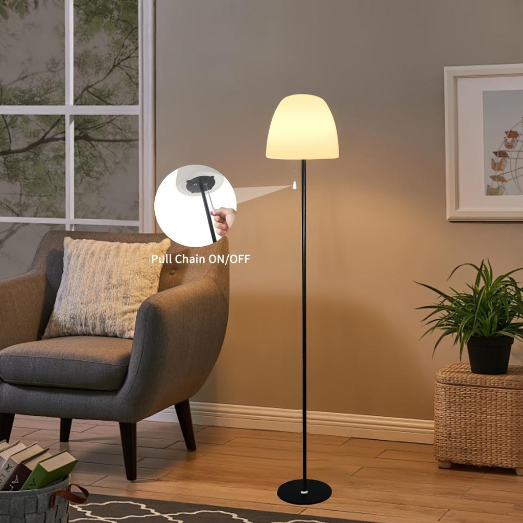 Led Floor Lamp Solar Sofa Living Room For Decor Lamps With Adjustable Bulbs Bedroom Home Decoration Rechargeable Standing Modern