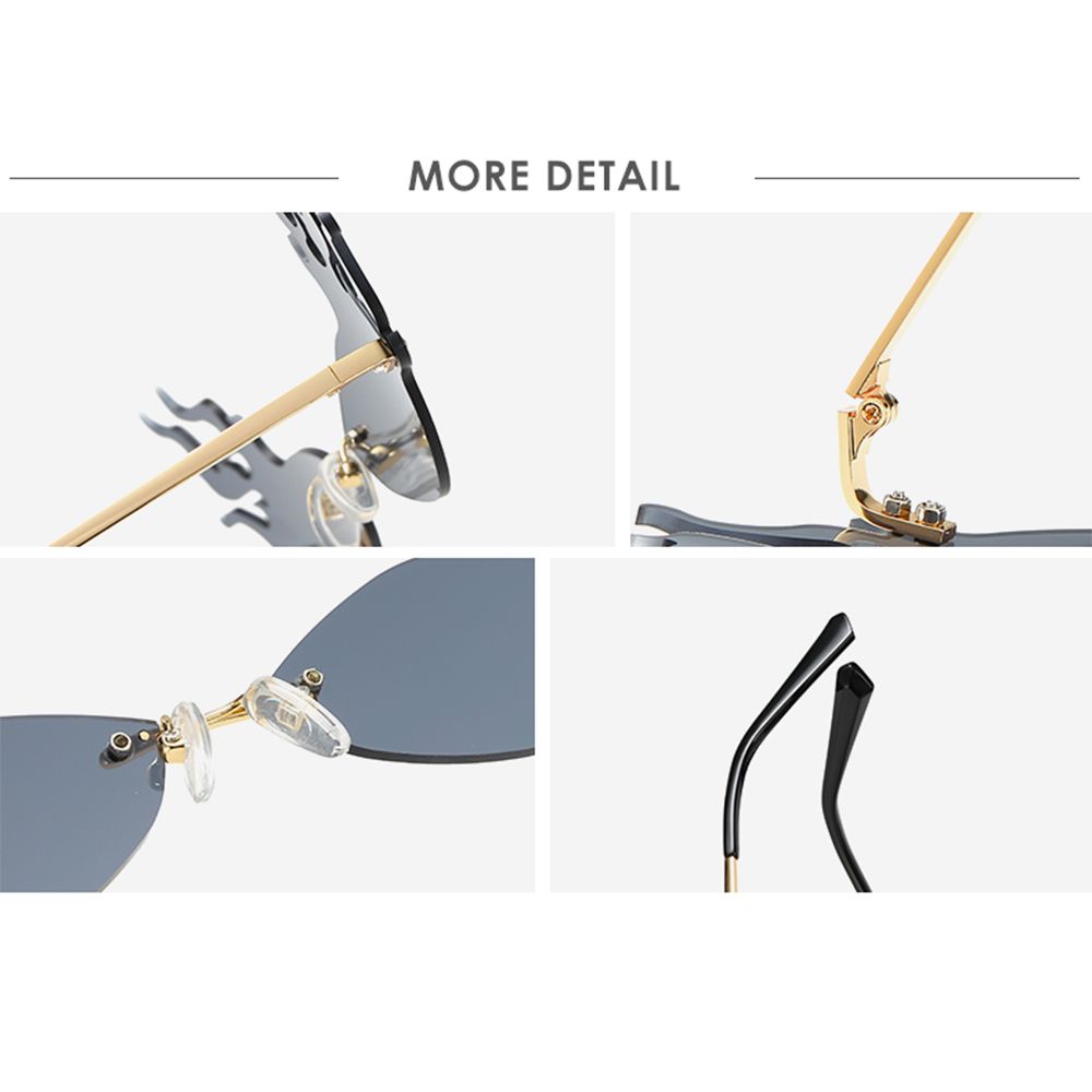 Уличные узкие солнцезащитные очки трендовые солнцезащитные очки Fire Flame Wave модные солнцезащитные очки без оправы