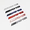 Rear Trunk Tailgate AMG Letter Badge 3D ABS Black Chrome For Mercedes Benz W204 W205 W203 W211 W212 W213 W201 W210 Accessories UVWXY1