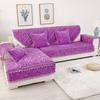 European Style Thickened Flannel Sofa Cushion Fashionable Rose Anti Slip Sofa Cover Sofa Towel Cover