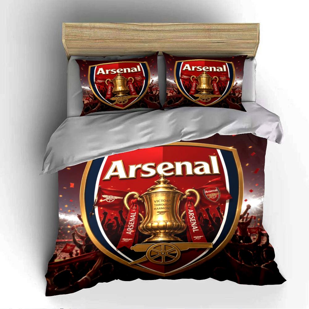 Manchester City Champion Set Bedding Duvet Cover Set Duvet Cover Pillowcases Home Decor (1 * Duvet Cover 2 * Pillowcases, without duvet insert)