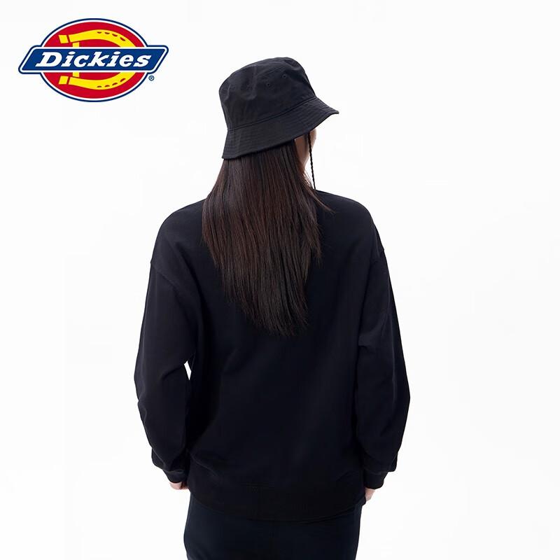Dickies Свитшот с графическим принтом и круглым вырезом для женщин Черный DK010829BLK