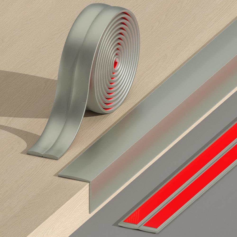 1 м Угловой протектор для стены, отклеиваемый и приклеиваемый, ПВХ угловые накладки, самоклеящаяся, утолщенный L-образный молдинг, защита угла