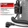 Кабель-разветвитель Dummy Battery D-Tap Линия преобразования питания камеры 180° Поворотный Для источника питания от аккумулятора V-типа-AU47