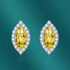BELLA BOX Luxury Women Zircon Earrings Wedding Engagement Party Gift