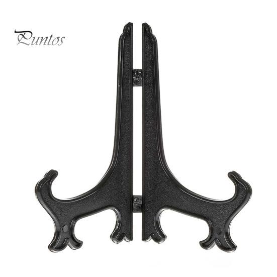 Plate Display Rack Safe Wide Application Triangle Structure Portable Easels Dish Rack Holder for Hotel Kitchen