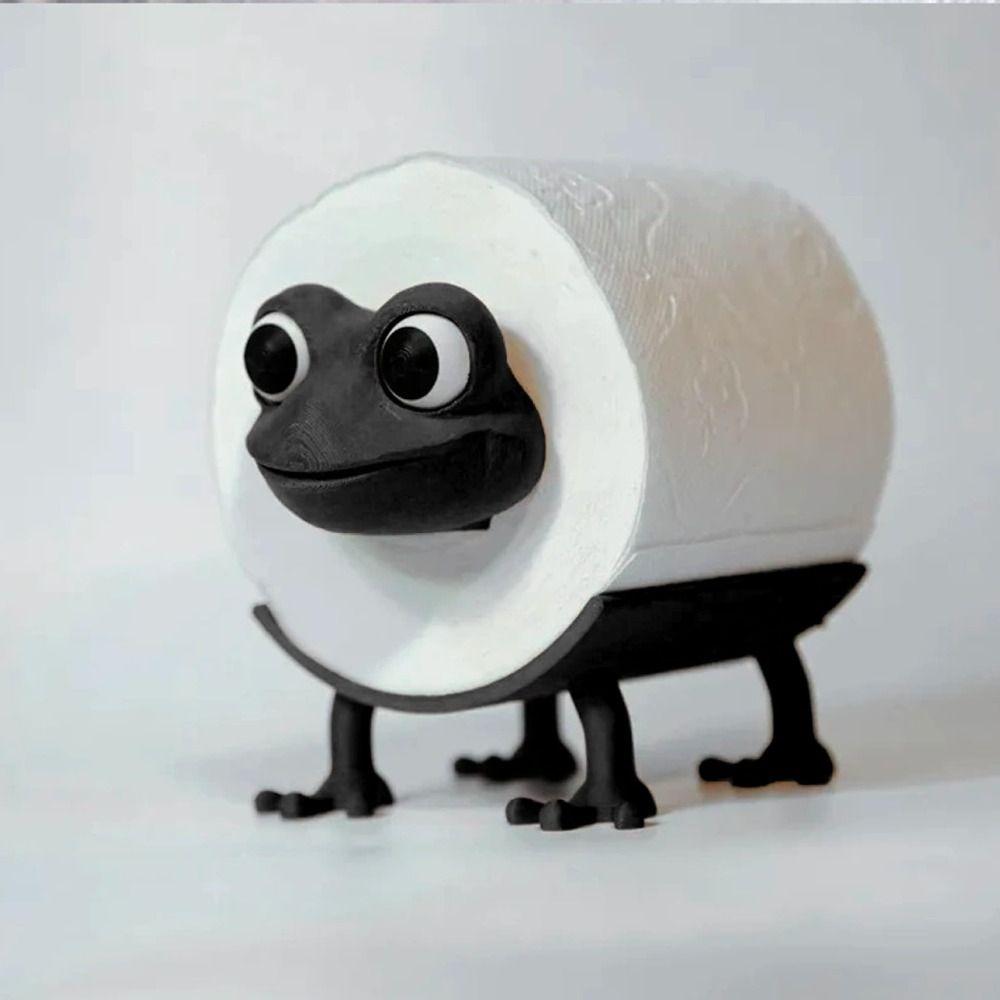 Free Standing Toilet Tissue Rack Frog Dog Bear Toilet Roll Holder Kitchen Tissue Dispenser Home