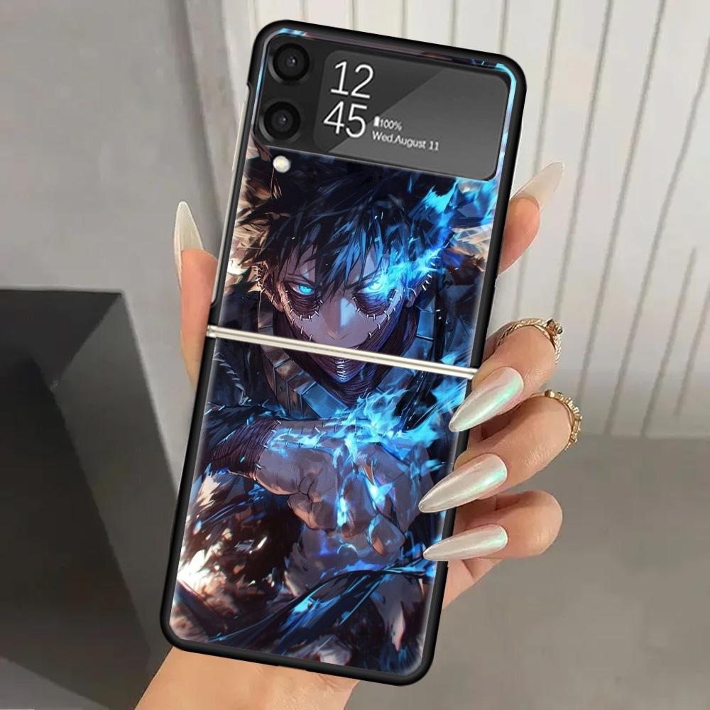 Dabi MHA My Hero A-Academy Hard PC Back Phone Case for Samsung Galaxy ZFlip 7 6 5 Z Flip 4 ZFlip6 Z Flip7 5G ZFlip4 Flip3 Zflip5