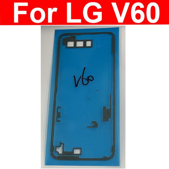 Клейкая наклейка на заднюю крышку батарейного отсека для LG V30/V30 Plus/V35 V40/V50 V50S/V60 ThinQ, дверца батарейного отсека, клейкая лента, запасные части