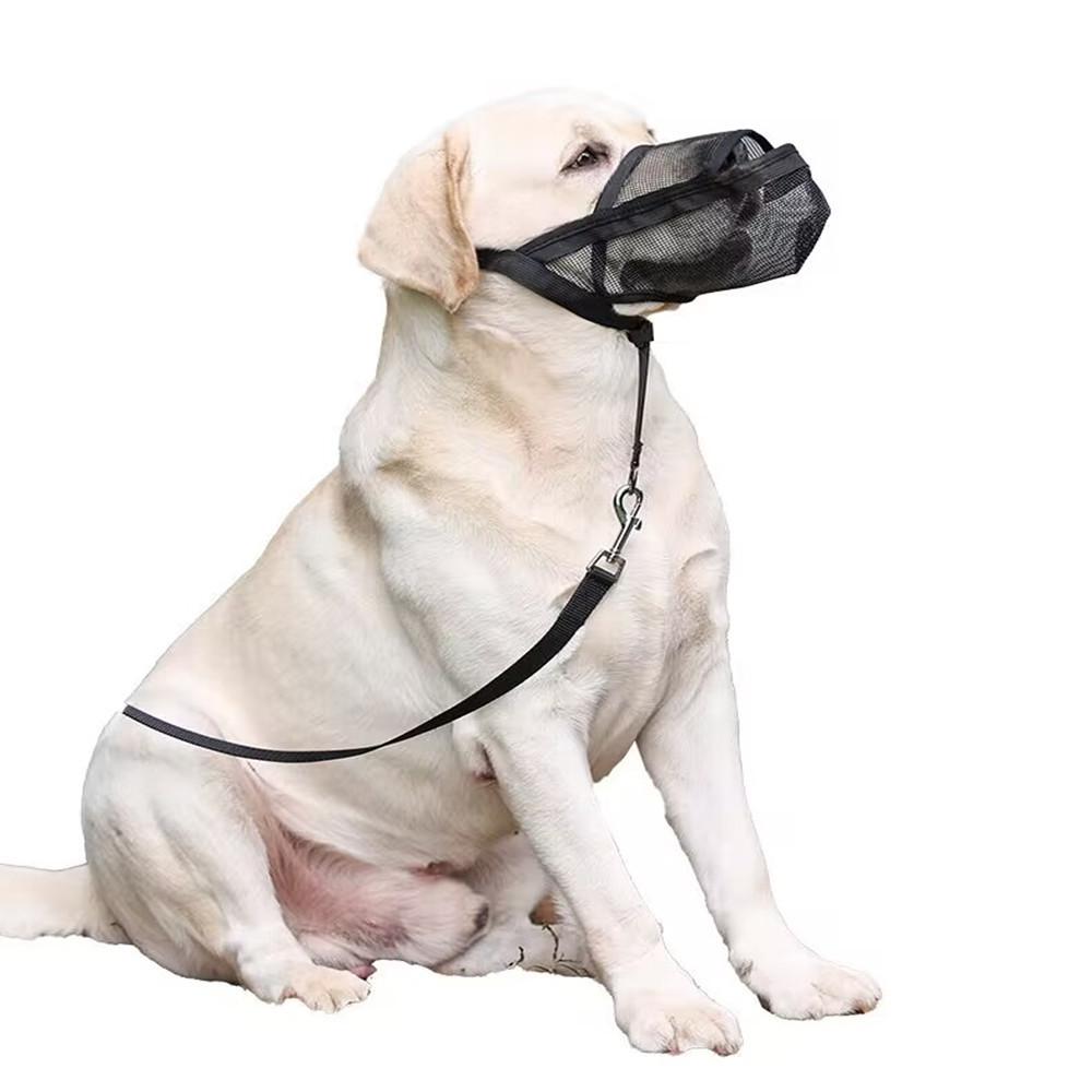 Взрывозащищенный намордник для собаки с ударом, намордник для собаки с защитой от укусов, с защитой от лая и с защитой от жевания 