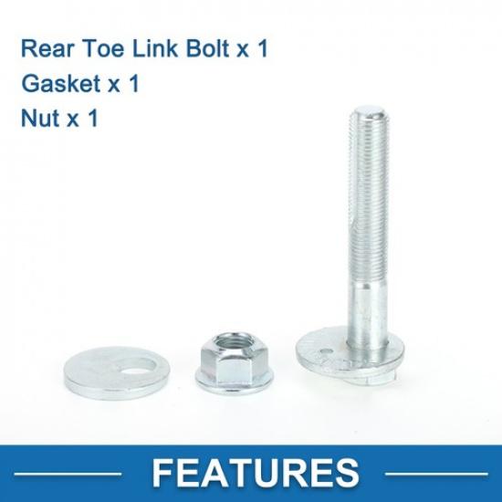 Pack of 1 Camber Alignment Bolt with Nut Gasket For Mitsubishi Lancer 2006