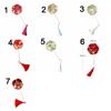 Chinese Style Mini Chinese Fan Tassels Chinese Silk Fan Bridal Group Fan  Chinese Wedding